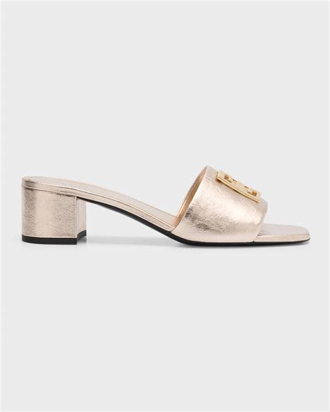 givenchy 4g flat slide mules|Givenchy Neiman Marcus Women Accessories.